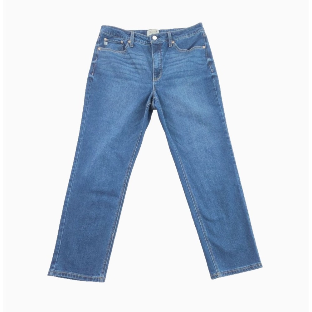 Seven7 Premium Denim Co Men's 36x29 Straight Fit Jeans Blue Medium Wash Stretch